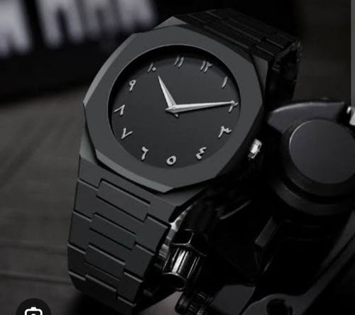 Black Aura Arabic Watch (original).