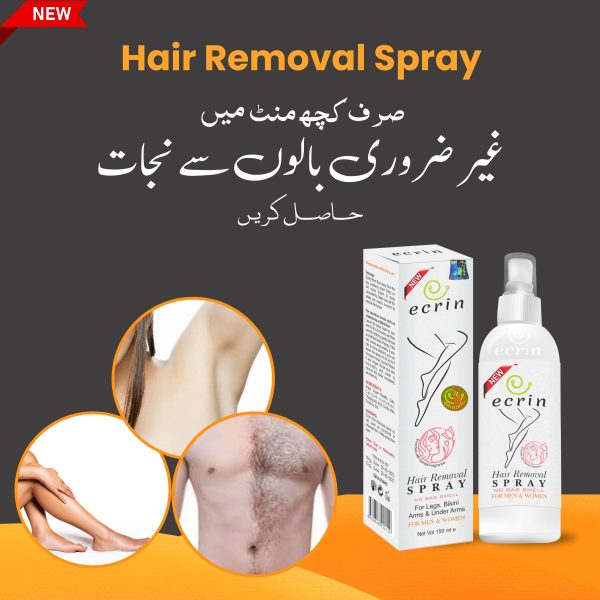 Ecrin Hair Removal Spray – Fast & Gentle Hair Removal for Men & Women